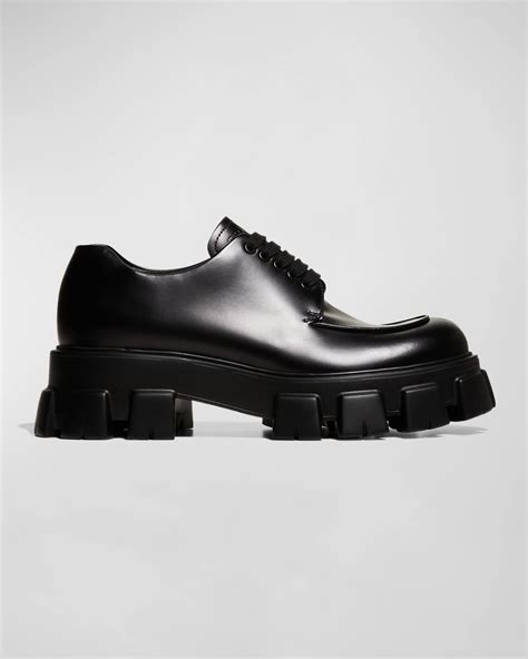 prada monolith patent leather derby shoes|8 Best Prada Loafers That Reimagine the Classic Shoe .